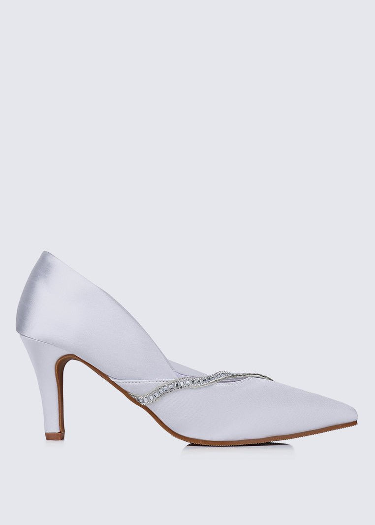 Nicole Comfy Pumps In SilverShoes - myballerine