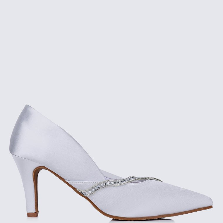 Nicole Comfy Pumps In SilverShoes - myballerine