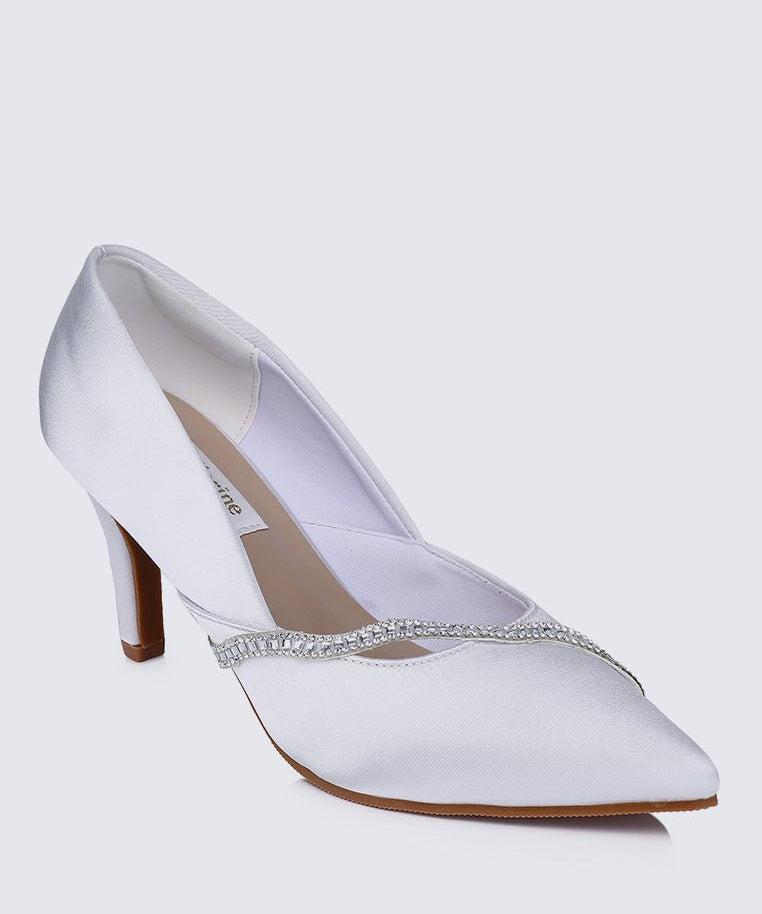 Nicole Comfy Pumps In SilverShoes - myballerine