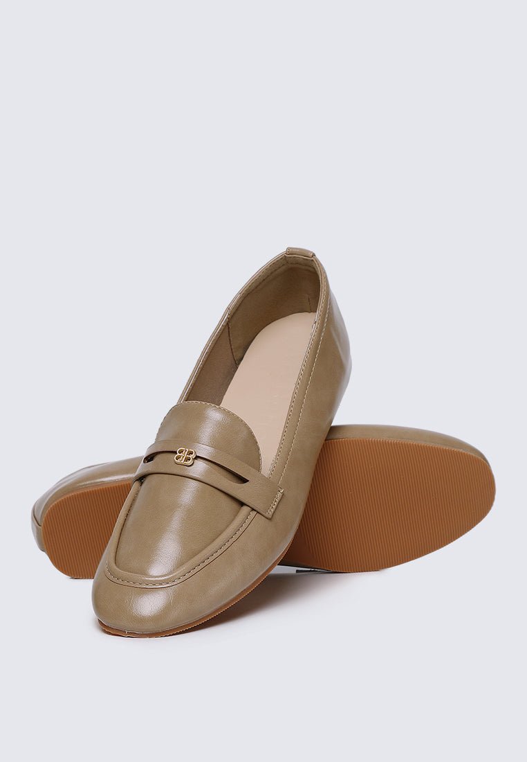 Noa Comfy Loafers In AlmondLoafers - myballerine