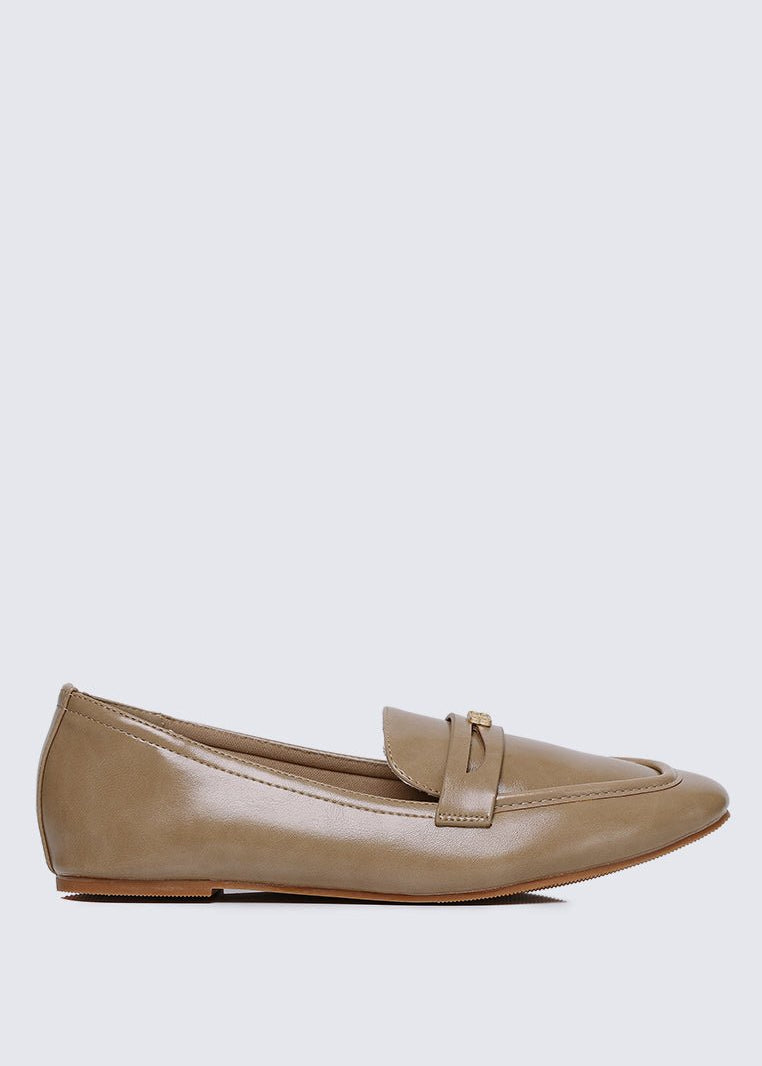 Noa Comfy Loafers In AlmondLoafers - myballerine