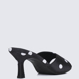 Noira Comfy Heels In BlackHeels - myballerine