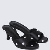 Noira Comfy Heels In BlackHeels - myballerine