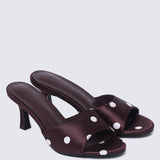 Noira Comfy Heels In EspressoHeels - myballerine