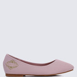 Oh, To Be Loved Comfy Ballerina In BlushShoes - myballerine