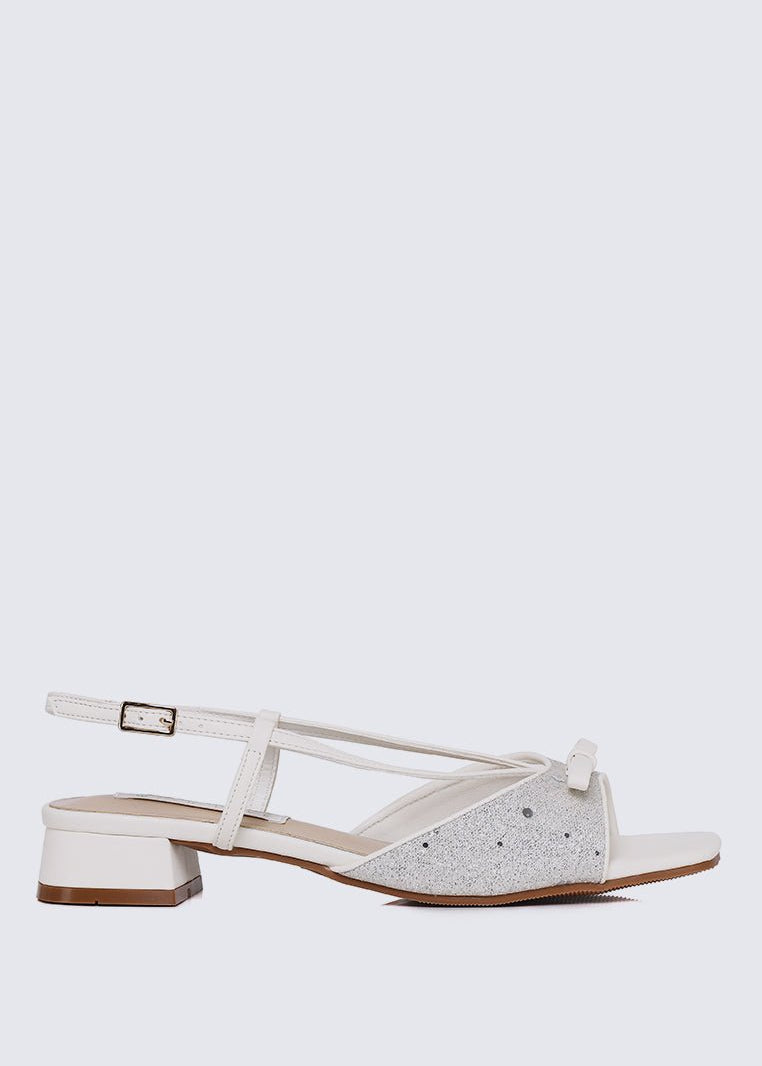 Ophelia Comfy Sandals In IvoryHeels - myballerine