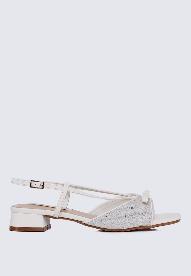 Ophelia Comfy Sandals In IvoryHeels - myballerine