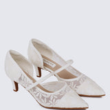 Oriah Comfy Heels In BeigeHeels - myballerine