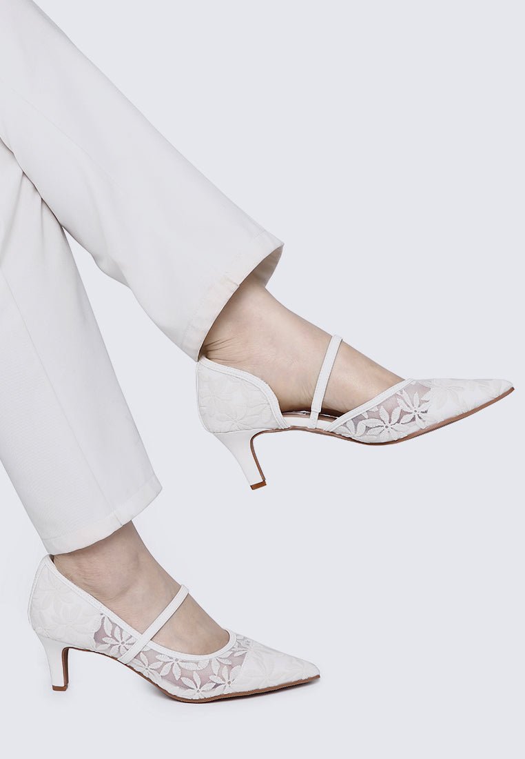 Oriah Comfy Heels In BeigeHeels - myballerine