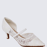 Oriah Comfy Heels In BeigeHeels - myballerine