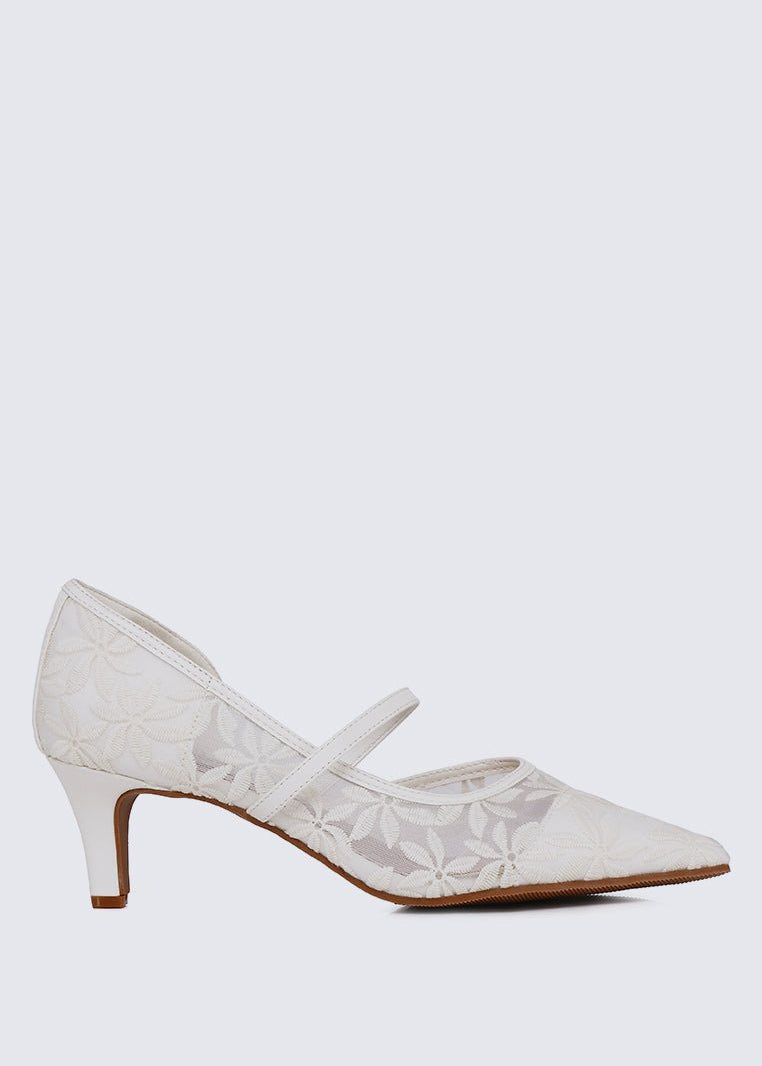 Oriah Comfy Heels In BeigeHeels - myballerine