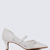 Oriah Comfy Heels In BeigeHeels - myballerine