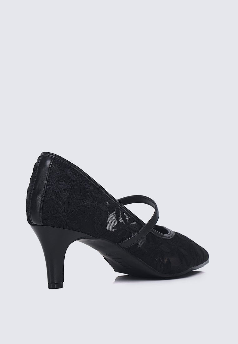 Oriah Comfy Heels In BlackHeels - myballerine