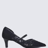 Oriah Comfy Heels In BlackHeels - myballerine