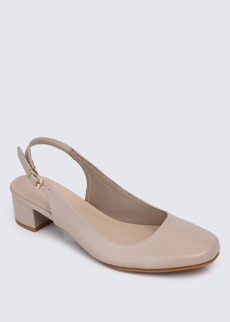 Palmer Comfy Heels In AlmondShoes - myballerine