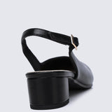 Palmer Comfy Heels In Black - myballerine