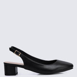 Palmer Comfy Heels In Black - myballerine