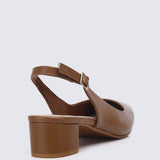 Palmer Comfy Heels In BrownShoes - myballerine