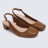 Palmer Comfy Heels In BrownShoes - myballerine