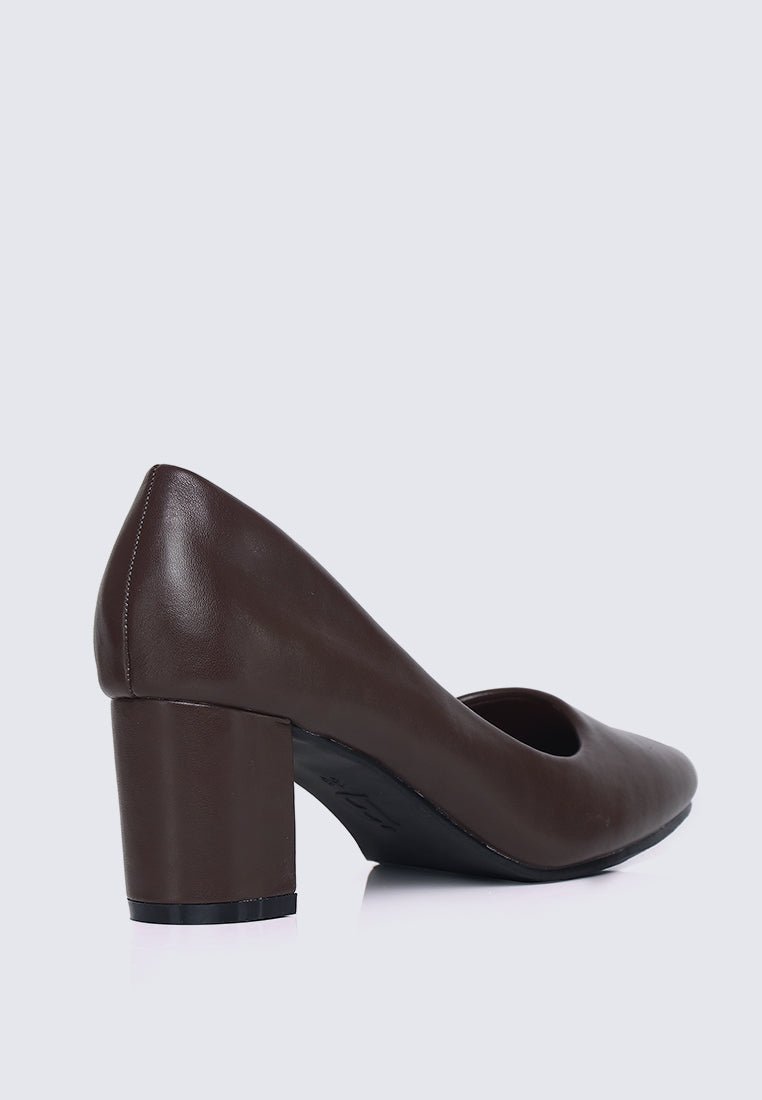 Pauline Comfy Heels In EspressoHeels - myballerine