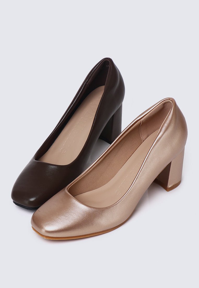 Pauline Comfy Heels In EspressoHeels - myballerine