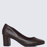 Pauline Comfy Heels In EspressoHeels - myballerine