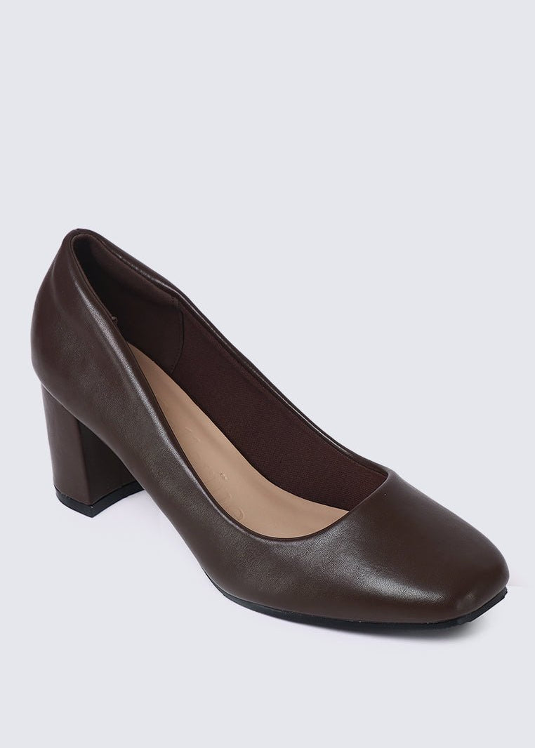 Pauline Comfy Heels In EspressoHeels - myballerine