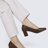 Pauline Comfy Heels In EspressoHeels - myballerine