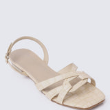 Penny Comfy Sandals In Beige - myballerine