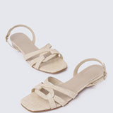 Penny Comfy Sandals In Beige - myballerine
