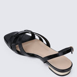 Penny Comfy Sandals In Black - myballerine
