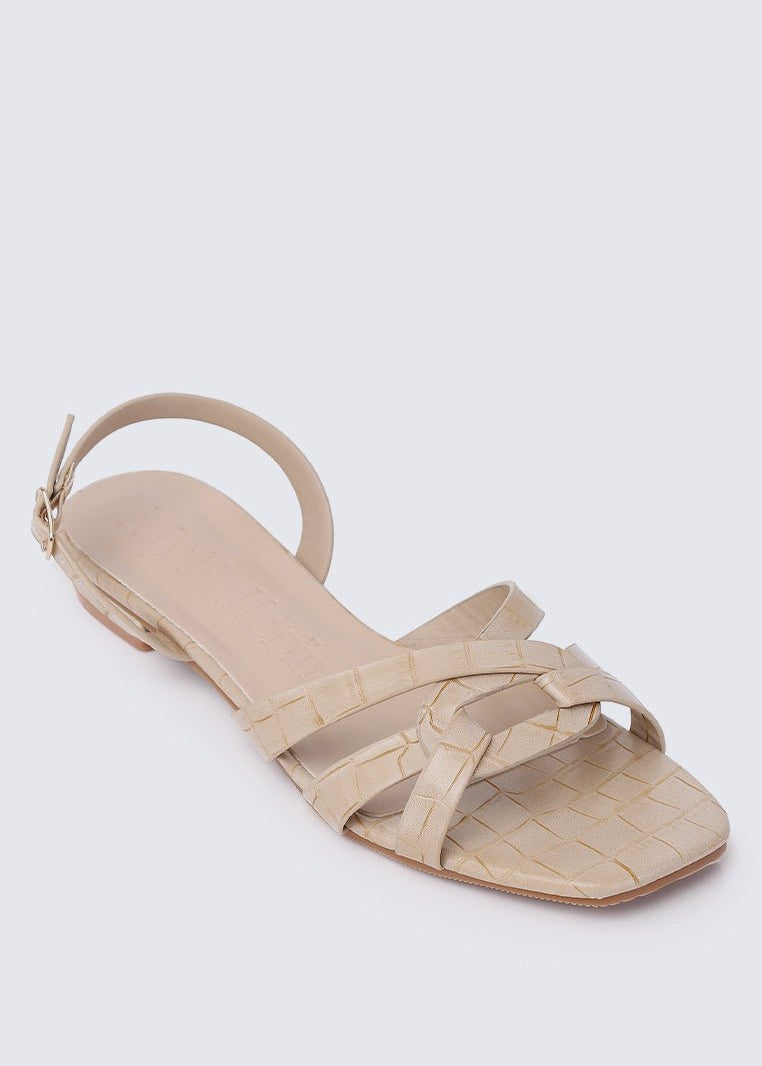 Penny Comfy Sandals In Taupe - myballerine