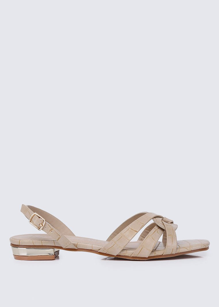 Penny Comfy Sandals In Taupe - myballerine