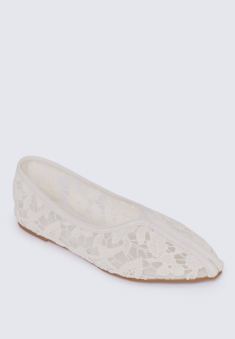 Peony Comfy Ballerina In Beige Ballerina - myballerine
