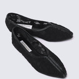 Peony Comfy Ballerina In BlackBallerina - myballerine