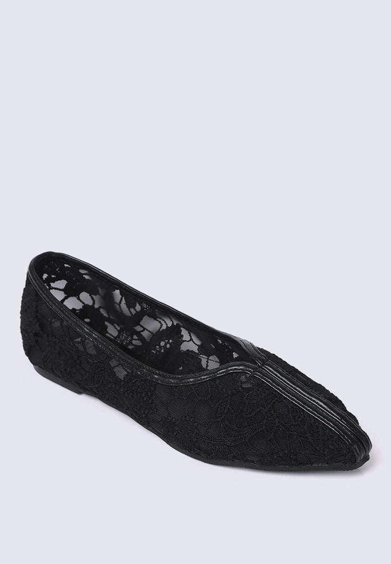 Peony Comfy Ballerina In BlackBallerina - myballerine