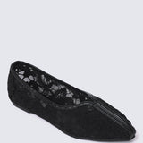 Peony Comfy Ballerina In BlackBallerina - myballerine