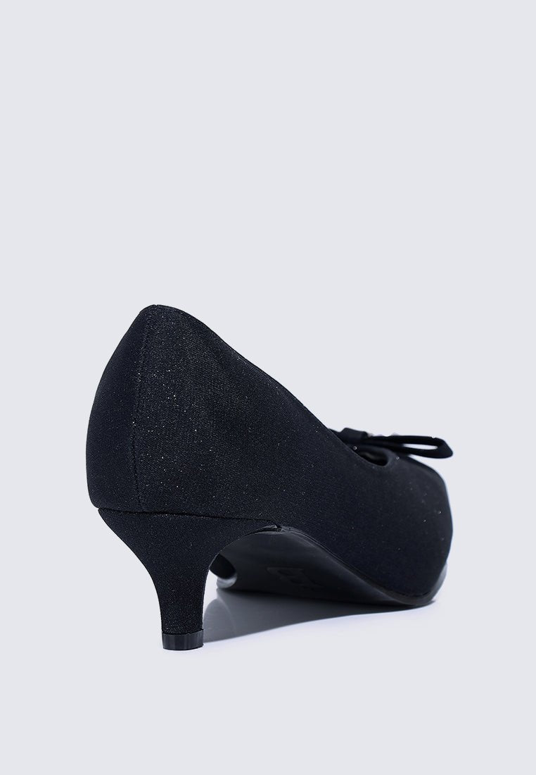 Perla Comfy Pumps In Black - myballerine