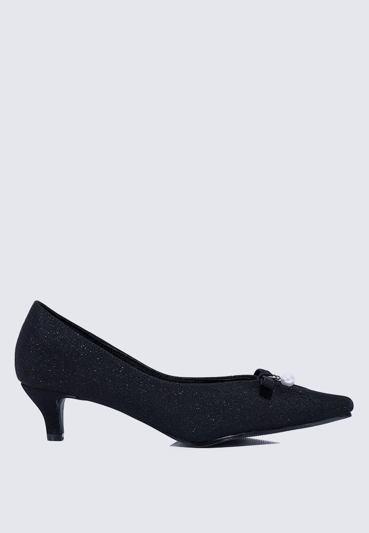 Perla Comfy Pumps In Black - myballerine