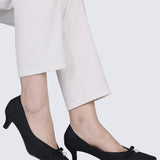 Perla Comfy Pumps In Black - myballerine