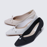 Perla Comfy Pumps In Black - myballerine