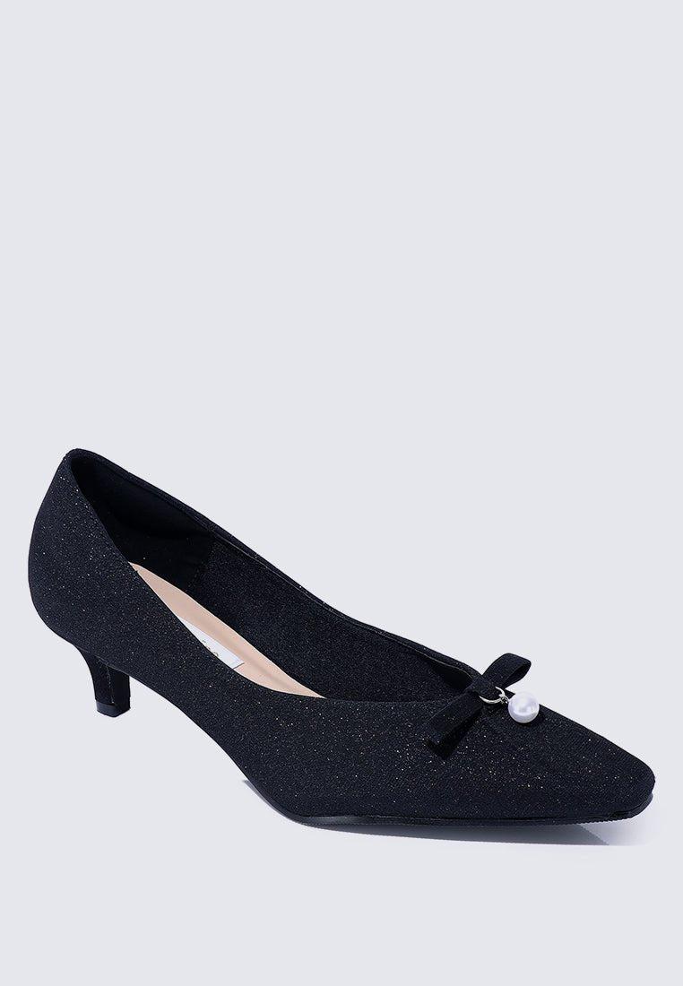 Perla Comfy Pumps In Black - myballerine