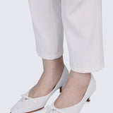 Perla Comfy Pumps In Ivory - myballerine