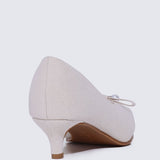 Perla Comfy Pumps In Nude - myballerine