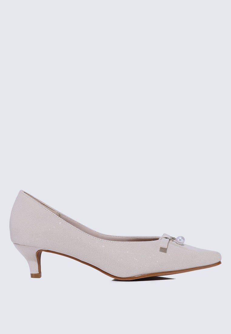 Perla Comfy Pumps In Nude - myballerine