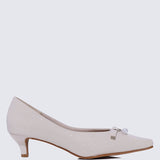 Perla Comfy Pumps In Nude - myballerine
