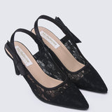 Perry Comfy Heels In Black - myballerine