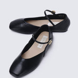 Pétale de rose Comfy Ballerina In BlackShoes - myballerine