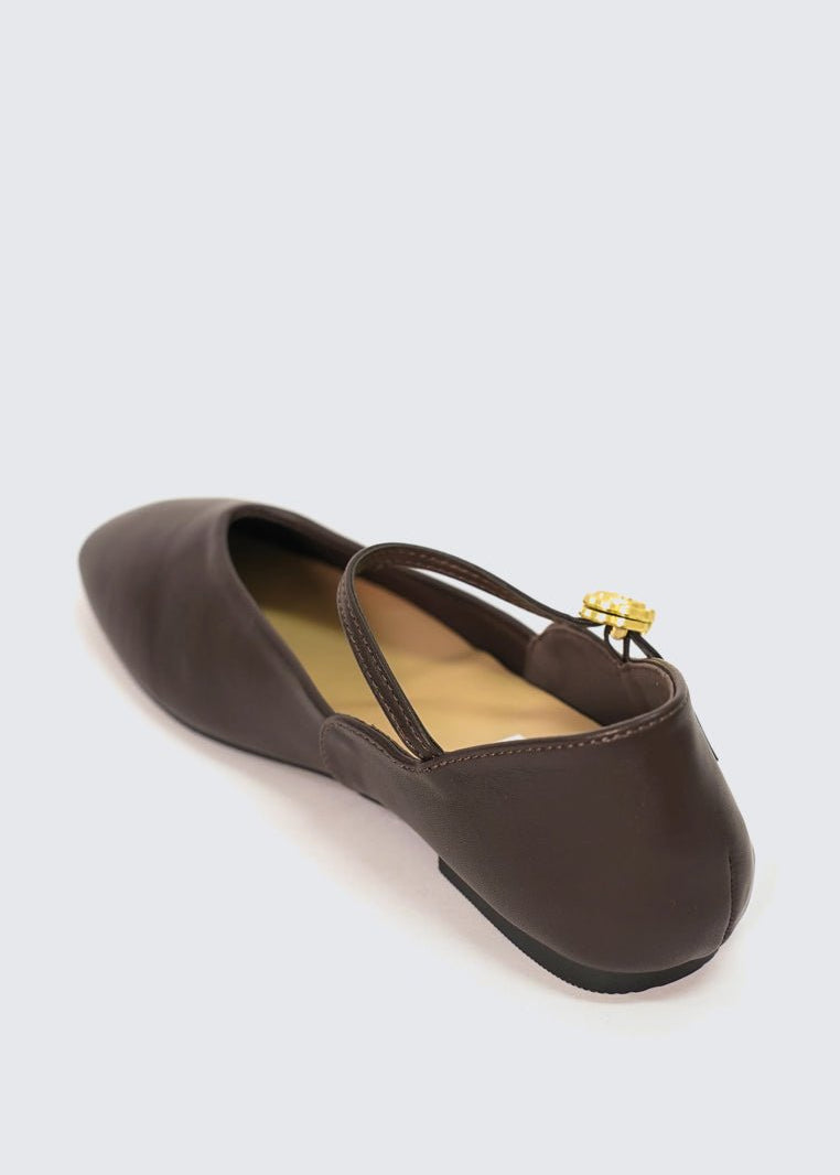 Pétale De Rose Comfy Ballerina In EspressoBallerina - myballerine