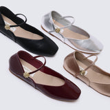 Pétale De Rose Comfy Ballerina In SilverShoes - myballerine